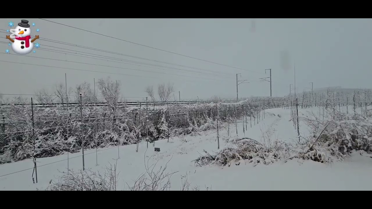 🛤철길 ☃️하얀눈이 펄펄 내리네요 2026년 2월 26