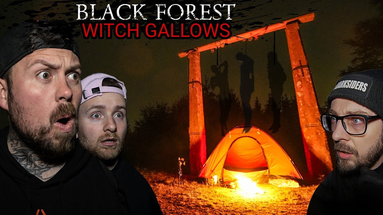 HAUNTED CAMPING at the BLACK FOREST WITCH GALLOWS | WE HAD TO LEAVE