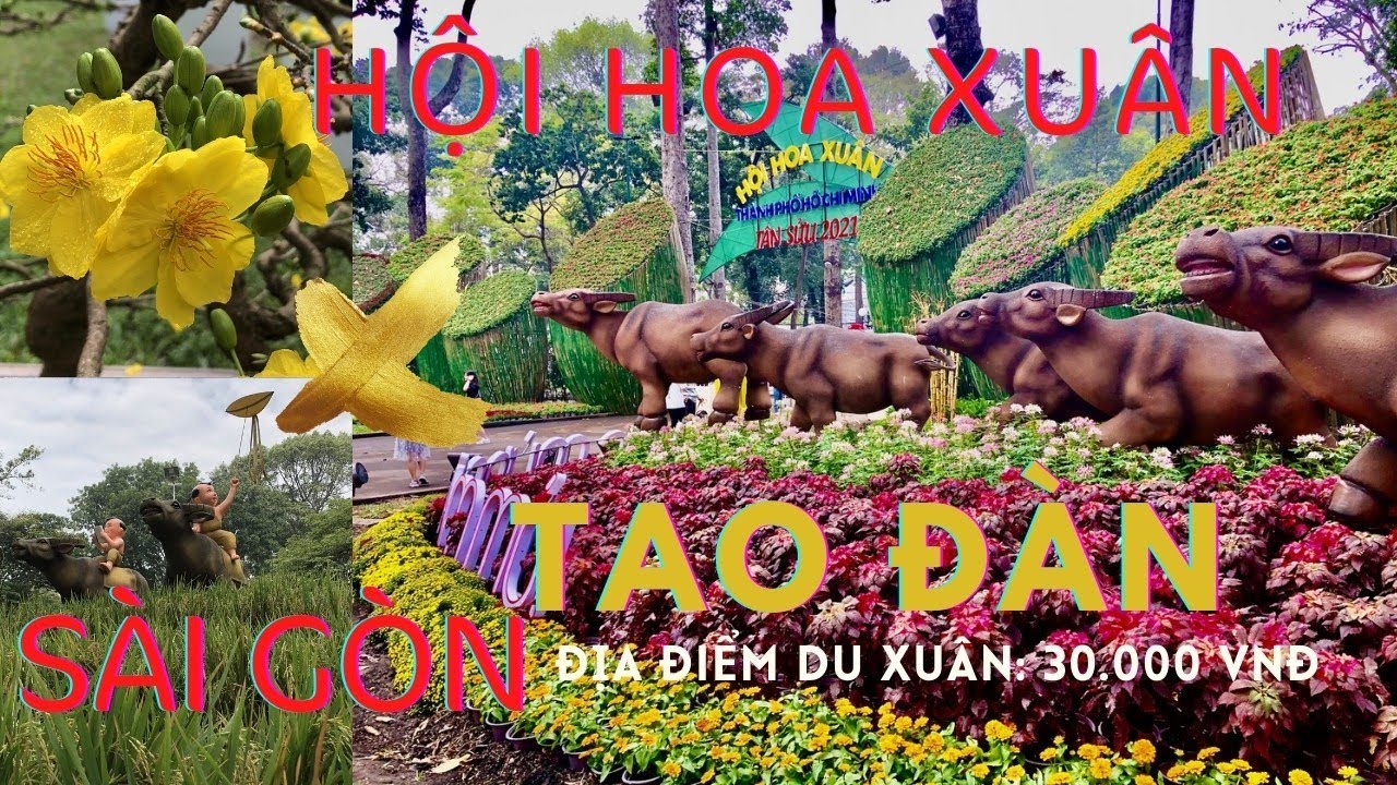 Hội hoa Xuân Tao Đàn 2021 - 27AL Tết Sài Gòn | ZaiTri