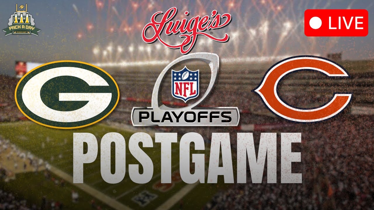 Packers/Bears LIVE Postgame Show!!!