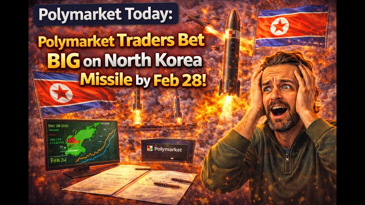 Polymarket Today: Is North Korea Really About to Launch a Missile??! How am I Betting 📈🚀🚀💥📉