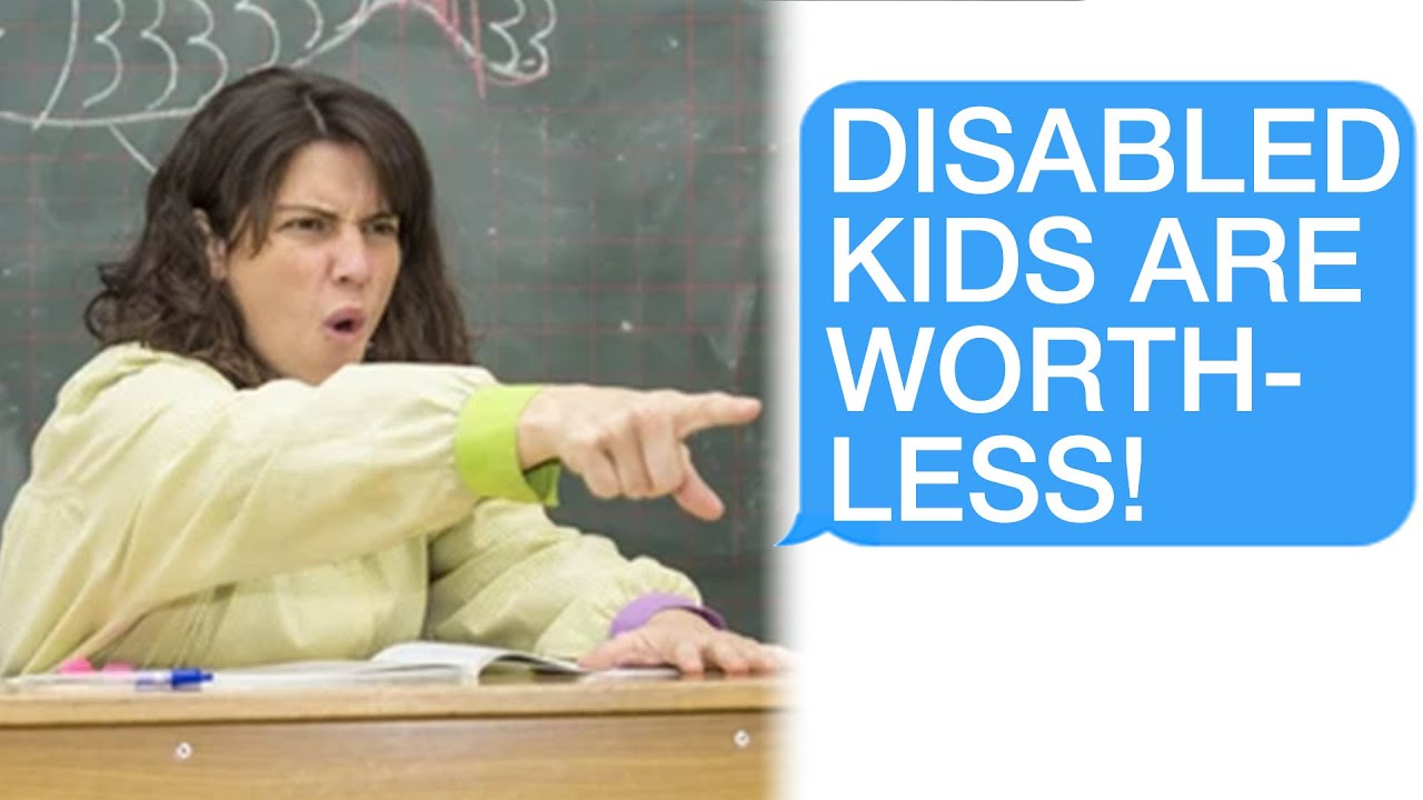 r/AmITheA**hole For Standing Up To My Ableist Teacher?