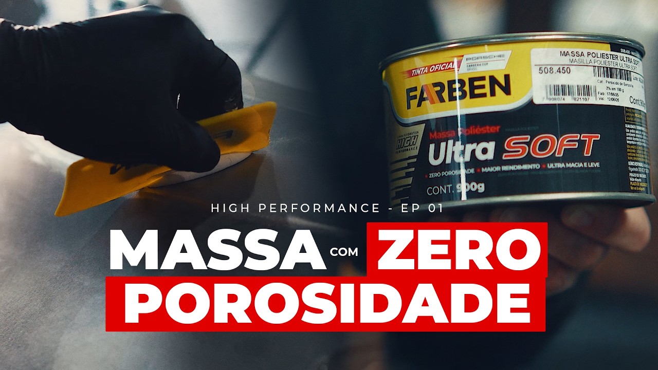 ZERO Porosidade! Conheça a Nova Massa Poliester UltraSOFT 508.450 | EP. 01