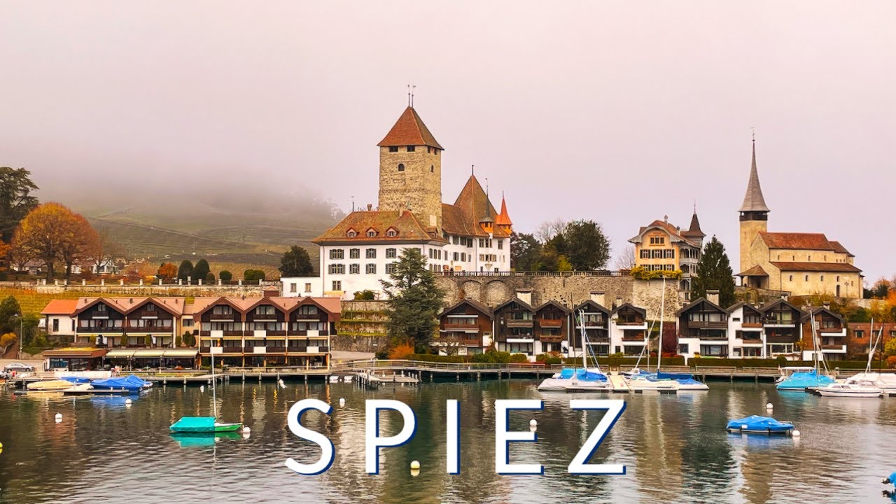 Spiez, Switzerland - A pretty town in one of the most beautiful bays of Europe
