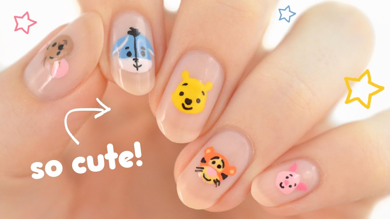 Disney's Winnie The Pooh Nail Art! SO CUTE! ♡