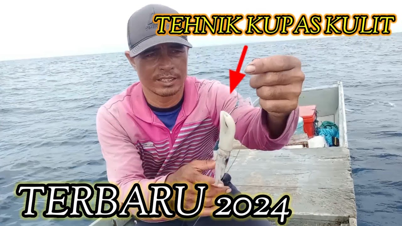 VERSI TERBARU || CARA MUDAH MEMASANG UMPAN CUMI TEHNIK KUPAS KULIT