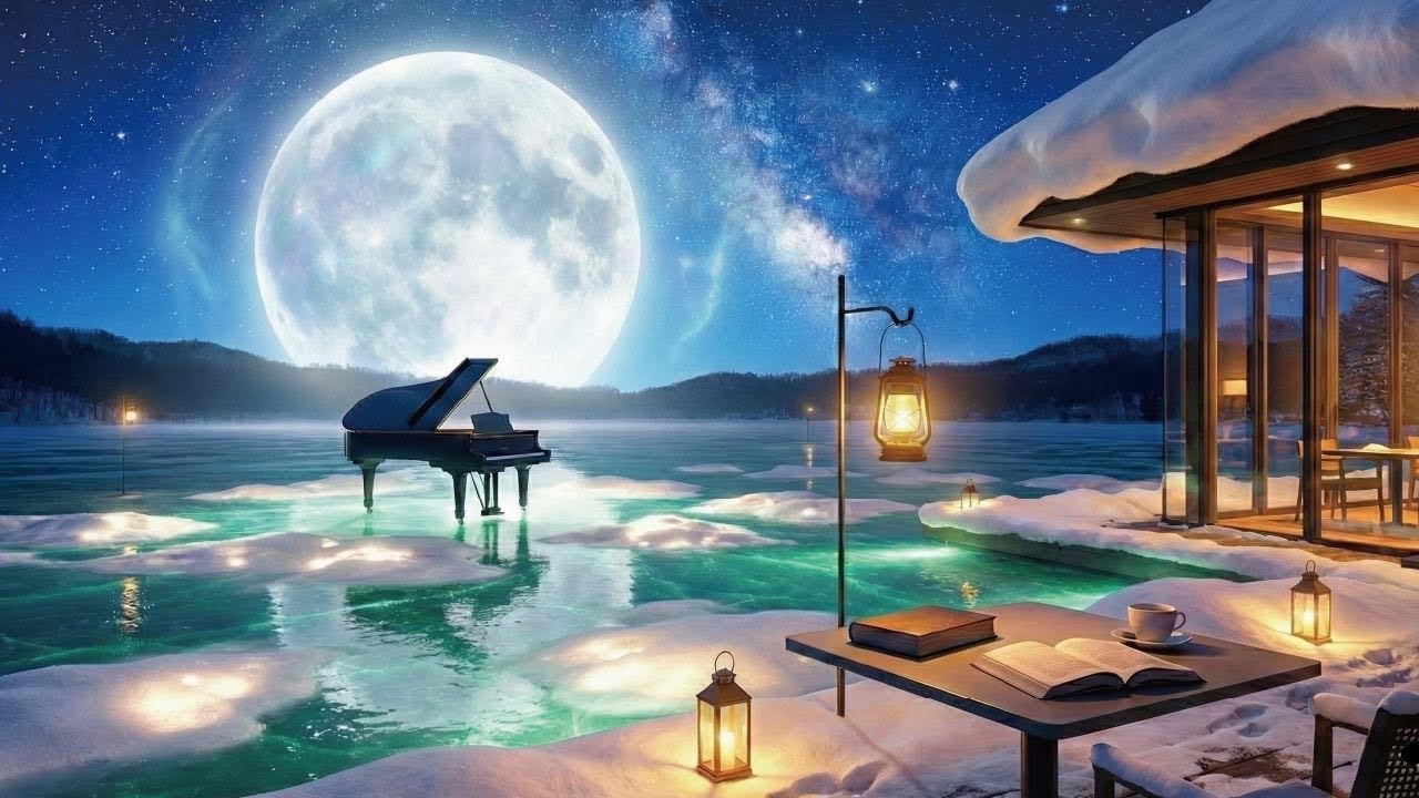 Music for Deep Sleep【1 Hour Piano Music for Relaxing, Sleeping, ☕ 🌙】