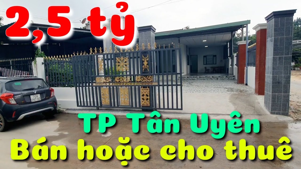 Nhà rộng 8m7 ở Thành phố Tân Uyên Bình Dương gần KCN VSIP 2 bán giá 2 tỷ 500 triệu hoặc cho thuê