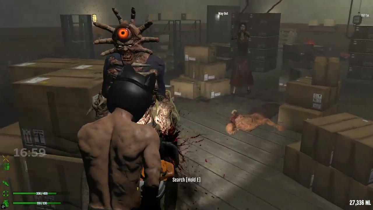 [Dead Frontier 2] Gore Trimmer vs Guardian Fingerhead in Random Store