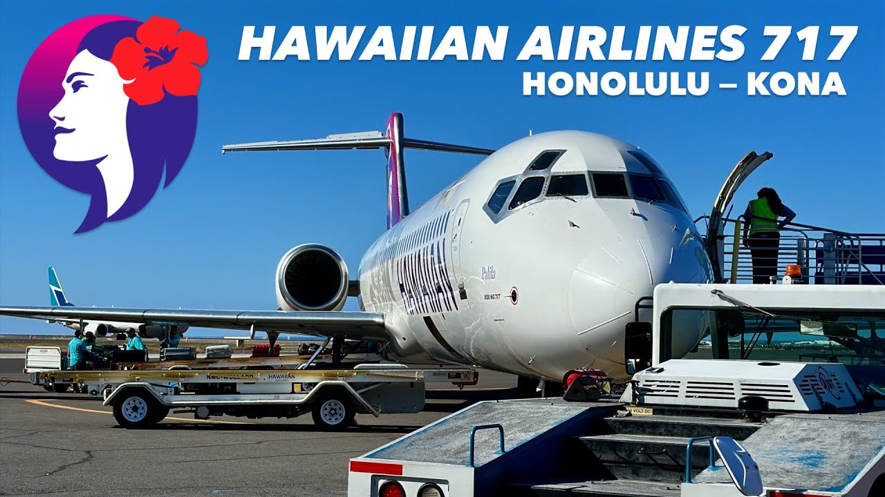 FLYING HAWAIIAN AIRLINES Inter-Island: 717 Honolulu to Kona!