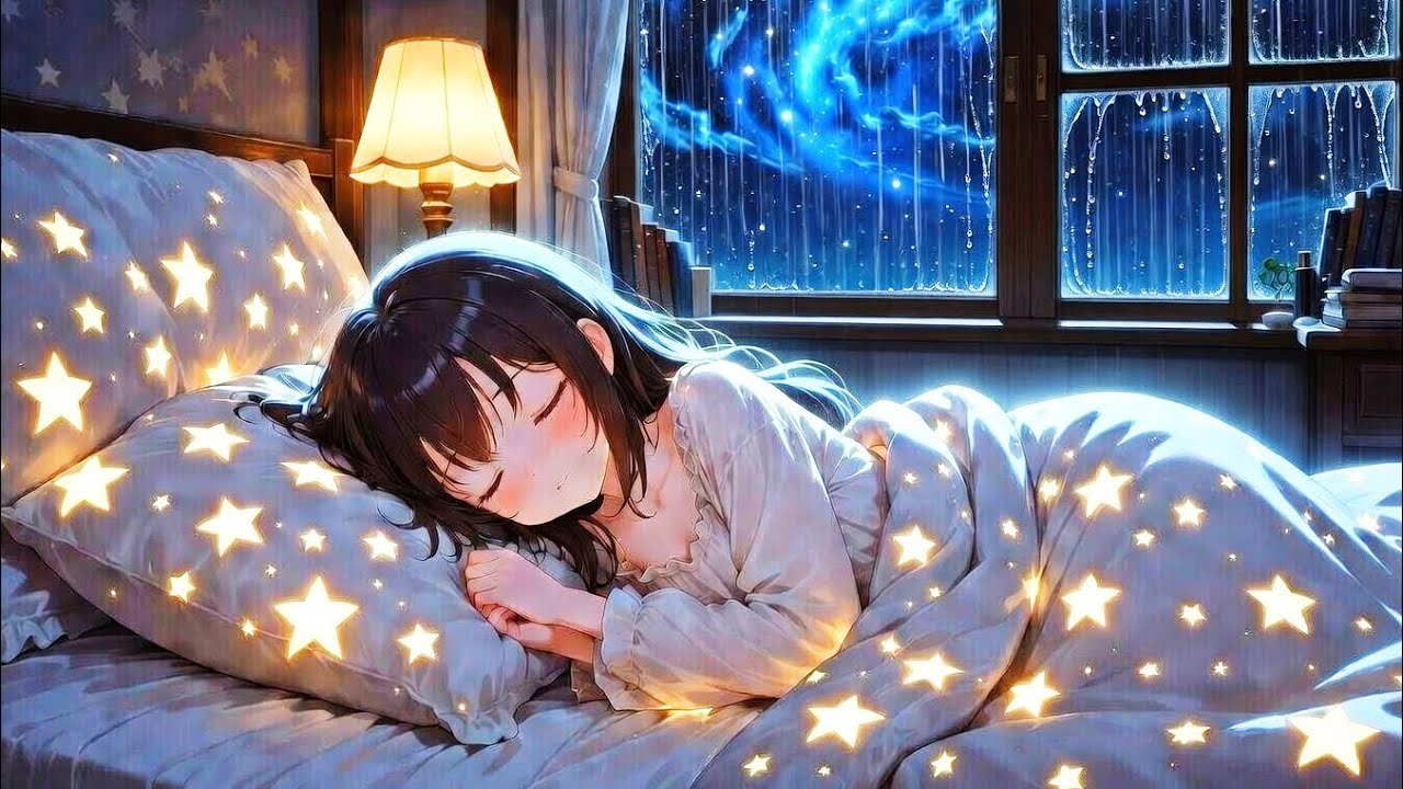 ASMR Hujan di Jendela + Musik Relaksasi untuk Tidur Nyenyak & Menghilangkan Stres