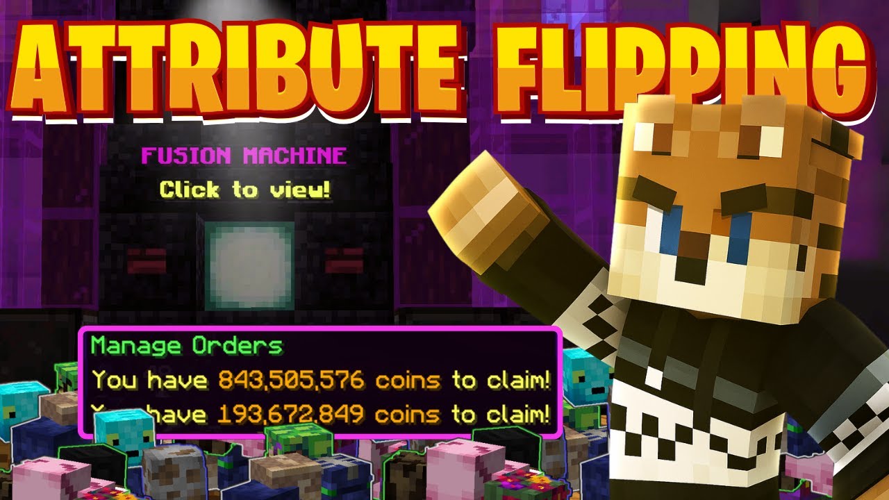 Flipping Attributes Makes $$$ BILLIONS!! -- Hypixel Skyblock