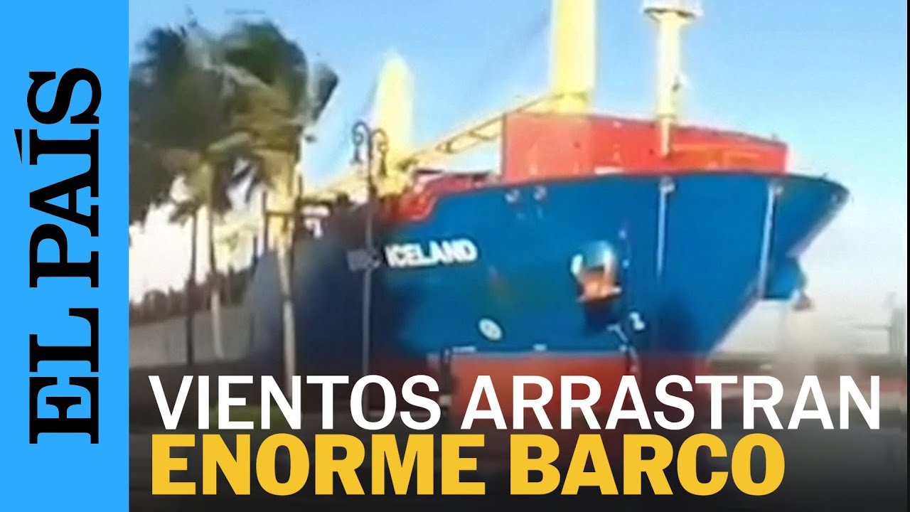 VERACRUZ | Fuertes vientos arrastran barco al malecón de Veracruz | EL PAÍS
