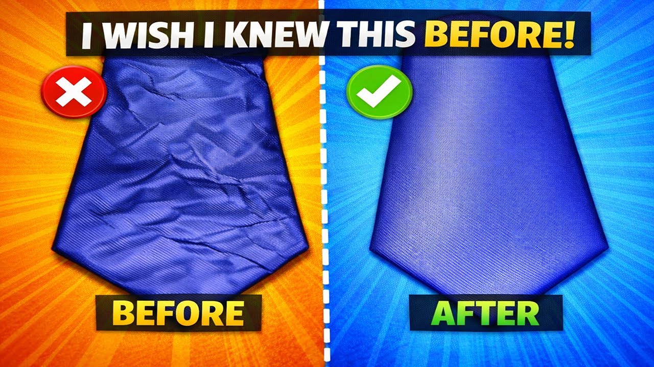 Как безопасно погладить шелковый галстук?