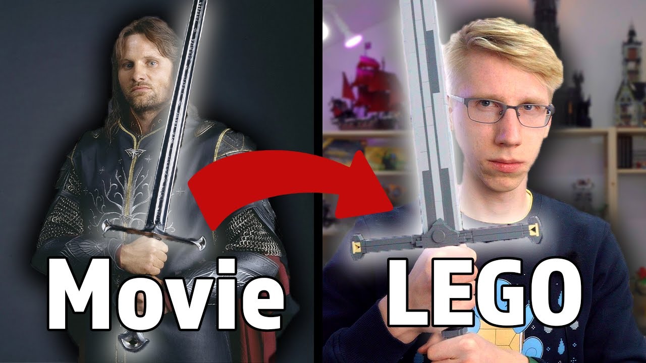 Aragorn's Sword in LEGO