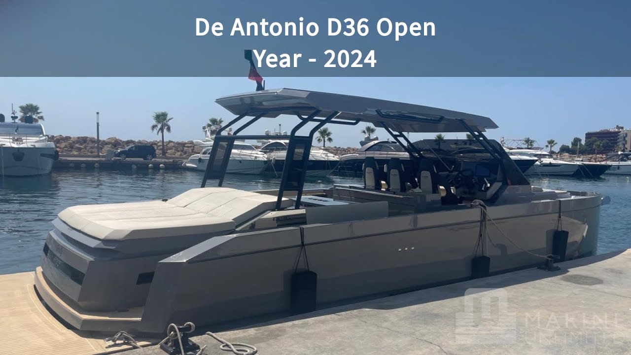 De Antonio D36 Open - 2024 - Mediterranean Spec Walkthrough