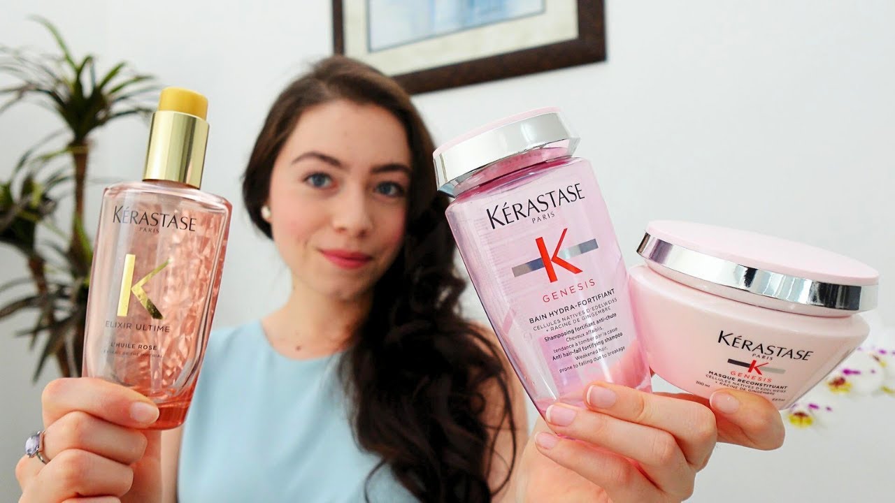 KÉRASTASE | Génesis Shampoo y mascarilla | Aceite Elixir Ultime L'Huile Rose | Reseña honesta