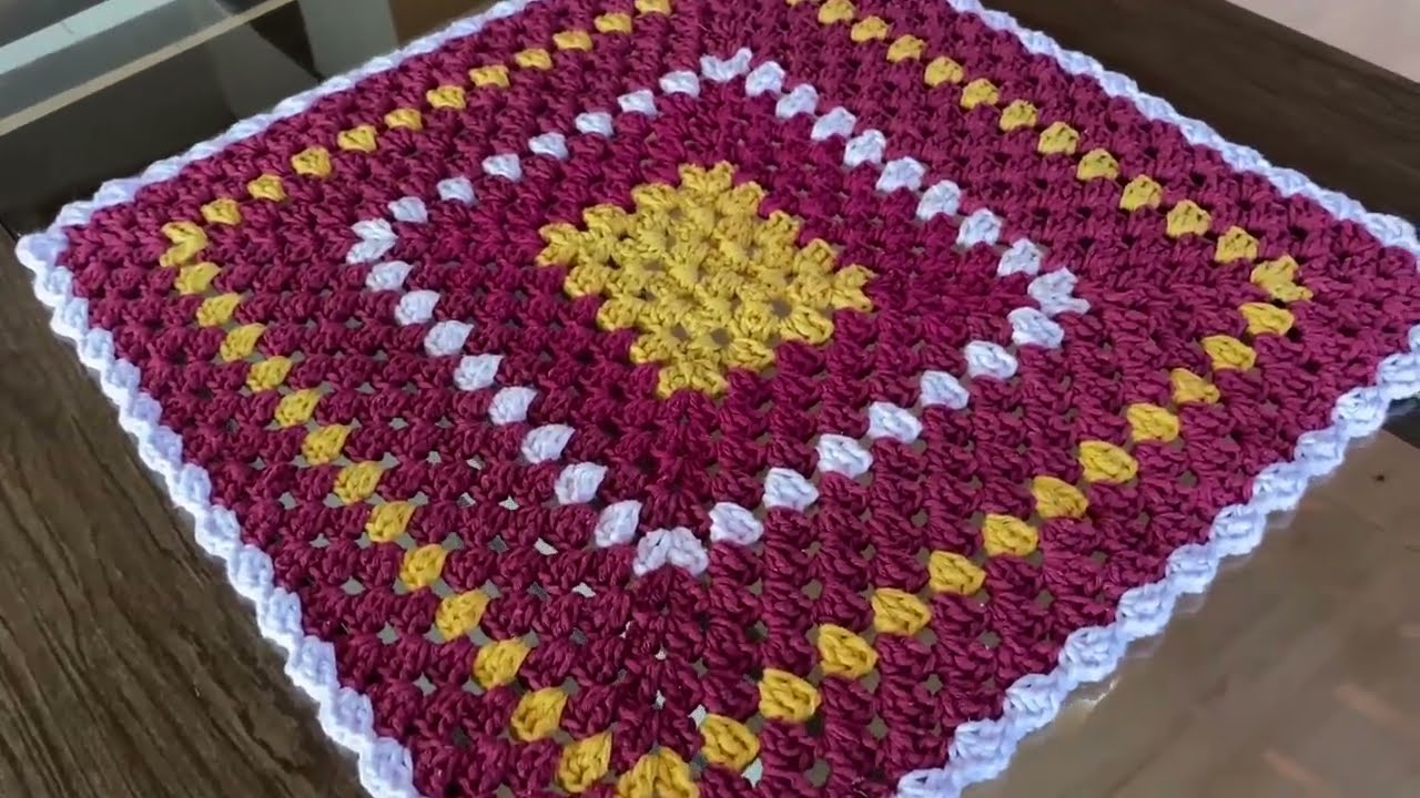 Tapete de Crochê Lindo e Fácil | Resultado Perfeito