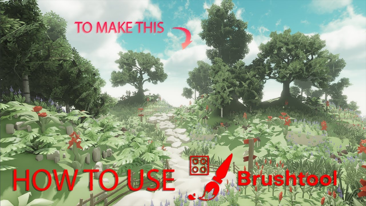 How to use Brushtool plugin || Roblox Tutorial