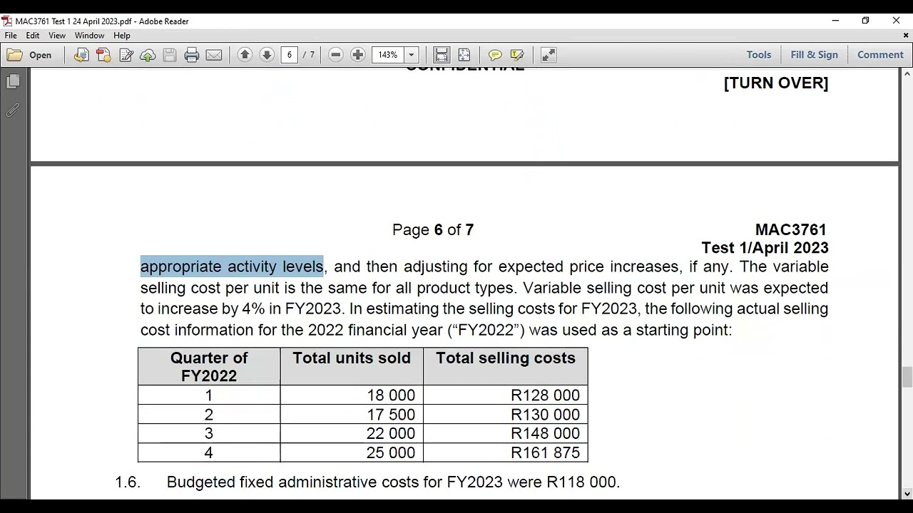 MAC3761 TEST REVISION