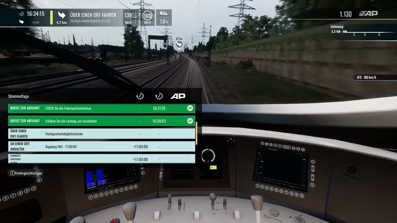 Train Sim World 6 München - Augsburg Szenario Stromnotlage