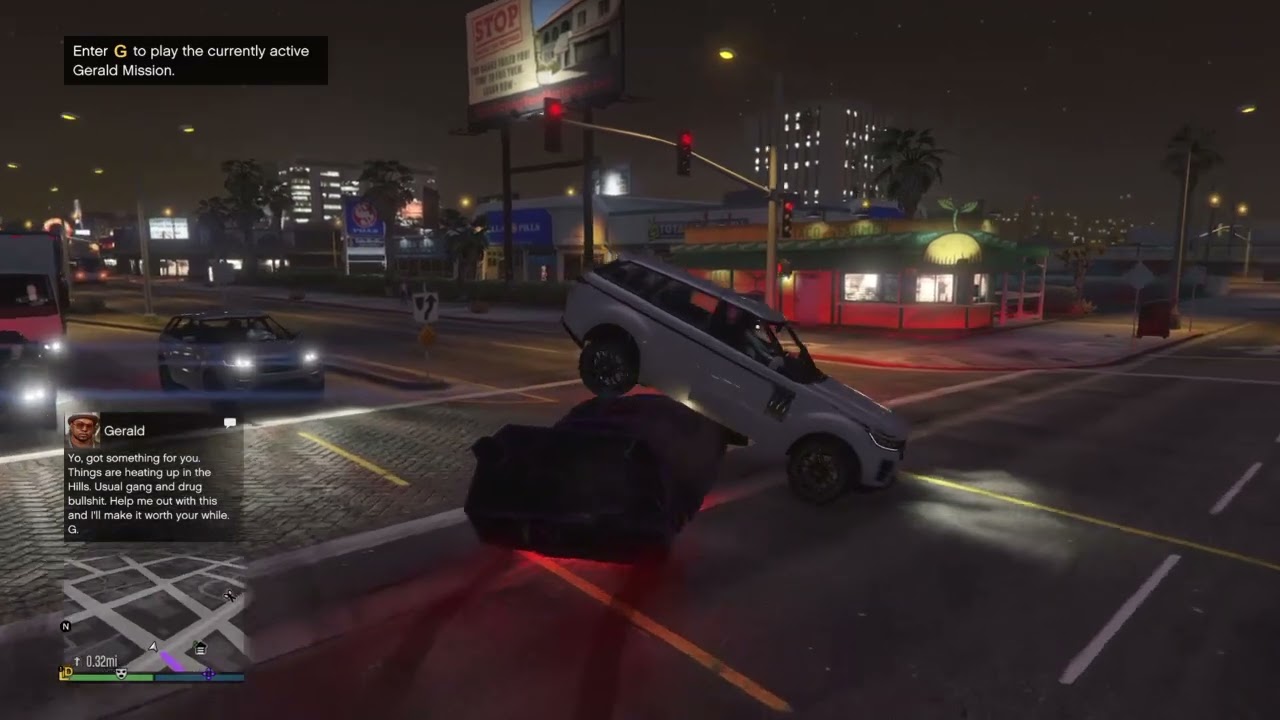 Revenge on Cops  - Grand Theft Auto V - Vapid Future Shock Dominator, custom muscle car in the Arena