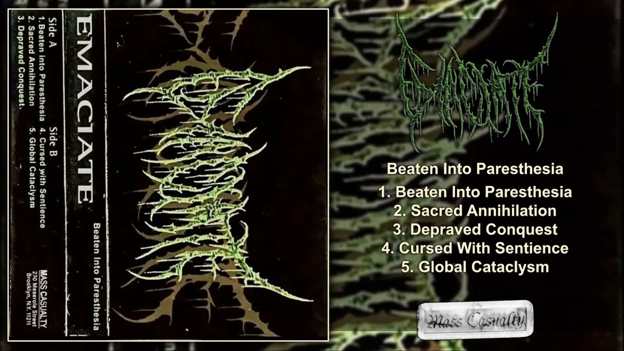 EMACIATE - Beaten Into Paresthesia [Debut Demo] (Brutal Deathgrind - 2026)