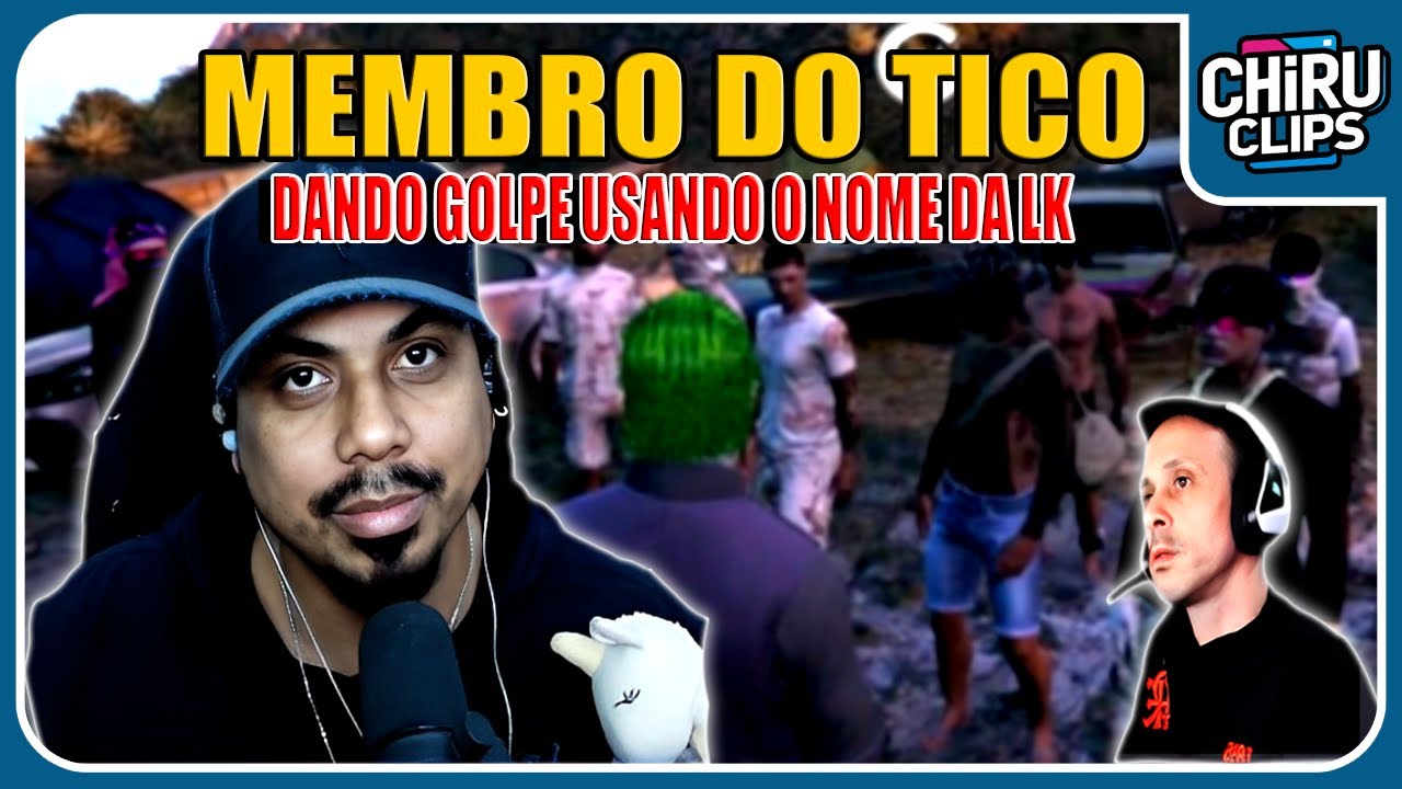 CORINGA DESCOBRE MEMBRO DO TICO USANDO O NOME DA LK PARA DAR GOLPE!