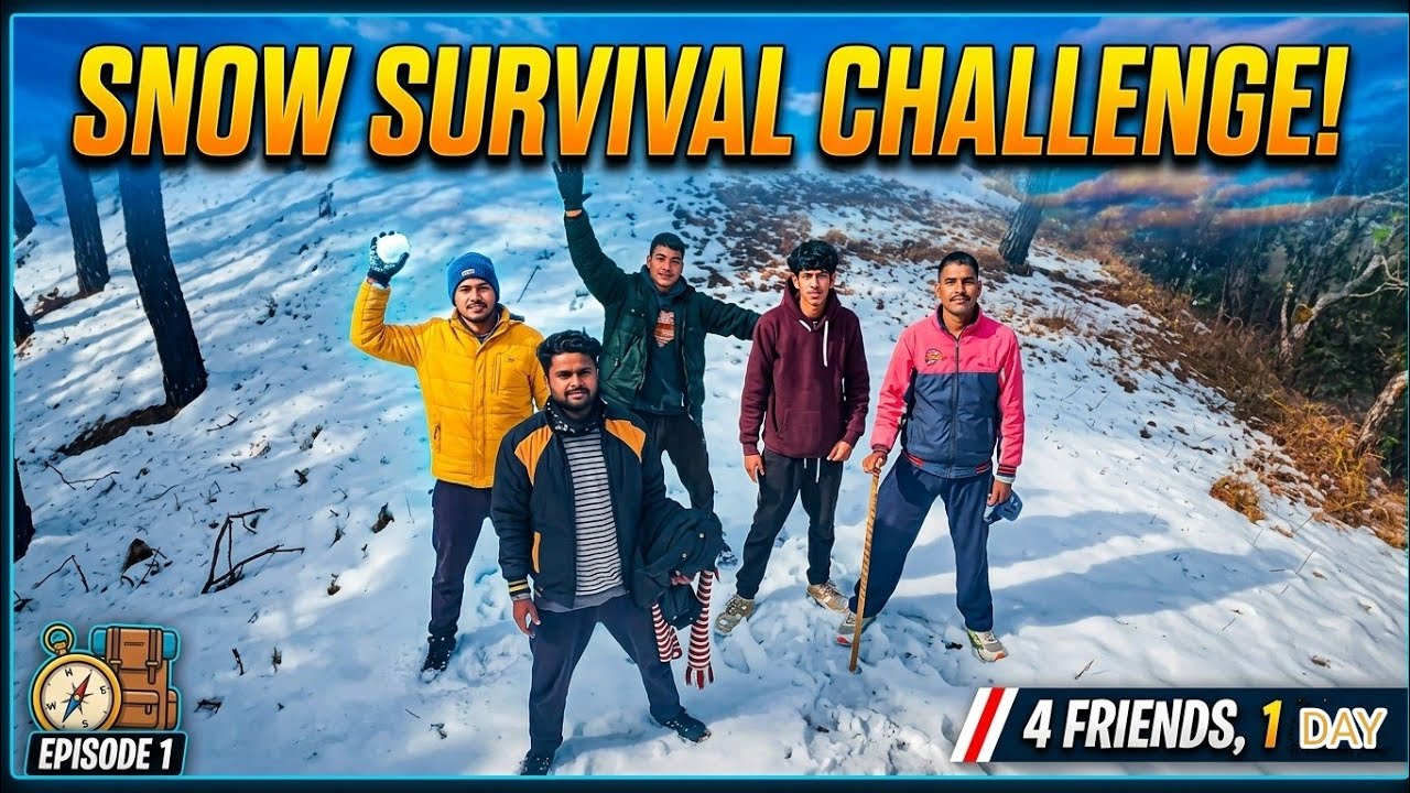Snow me Kiya 10 km pedak trek halat kharab 😱