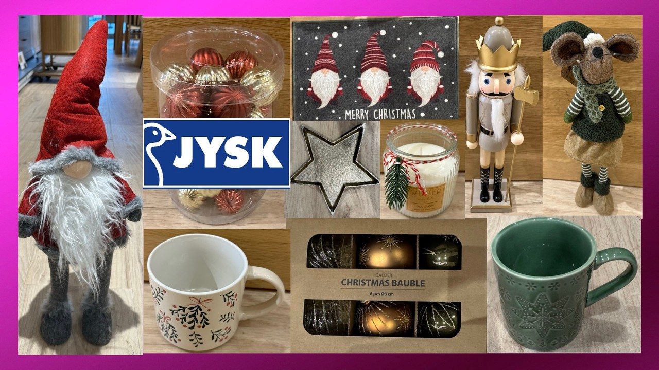 РОЖДЕСТВЕНСКИЕ УКРАШЕНИЯ ОТ JYSK