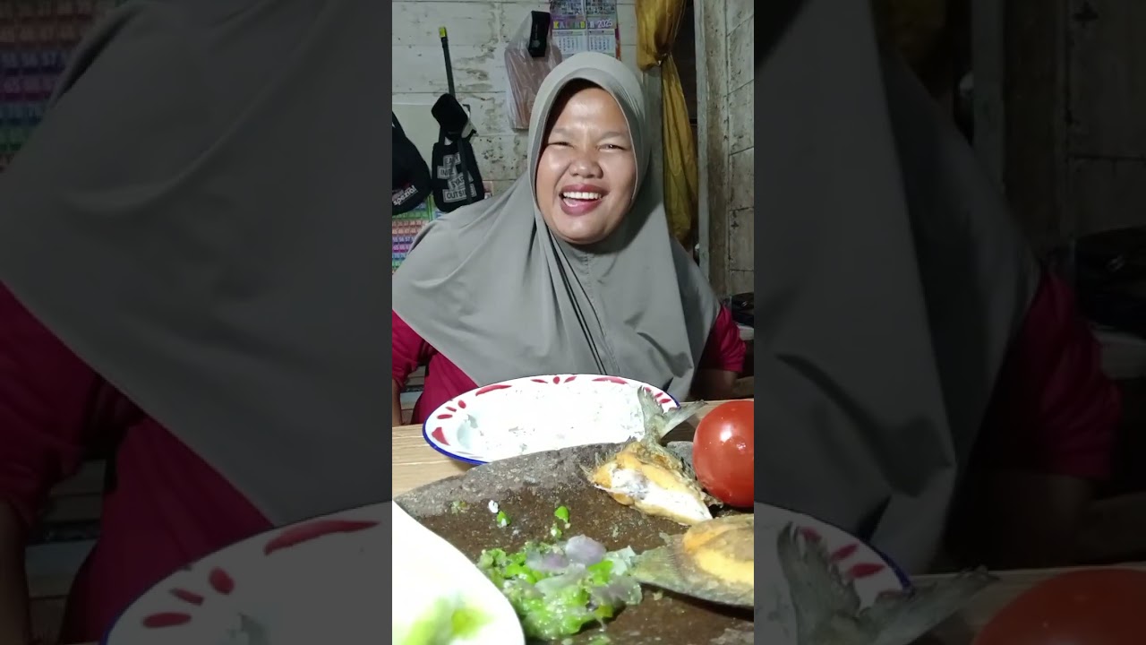 Sambal mentah ikan goreng piranha 😆