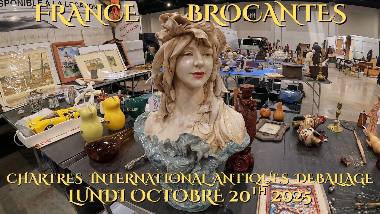 EP 68 Chartres International Monthly Antiques Fair Flea market Come Picking Thrifting Brocante