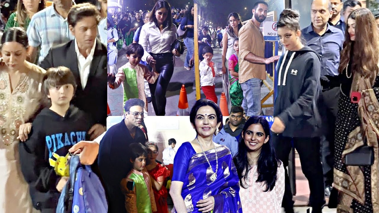 Dhirubhai Ambani International School Annual Day 2023 | SRK, Aishwarya Rai, Kareena, Shahid-Mira