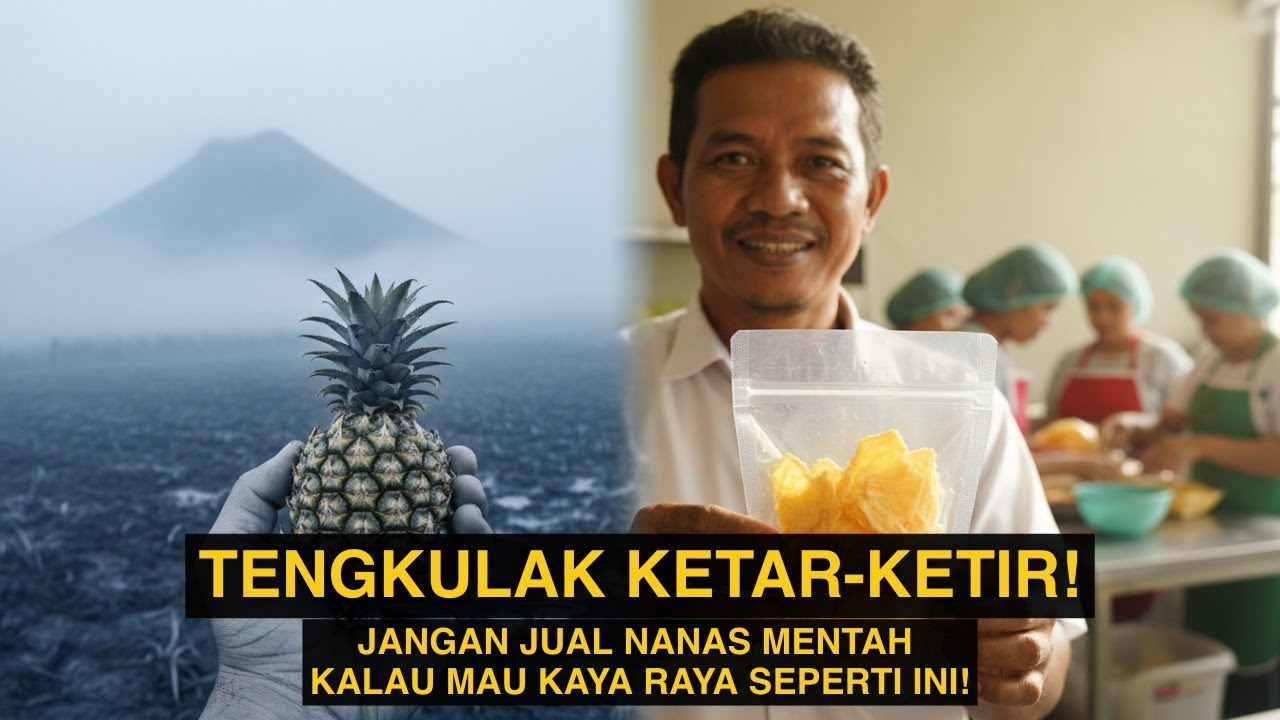 Petani Nanas Sukses Bangun Usaha dari Hulu ke Hili