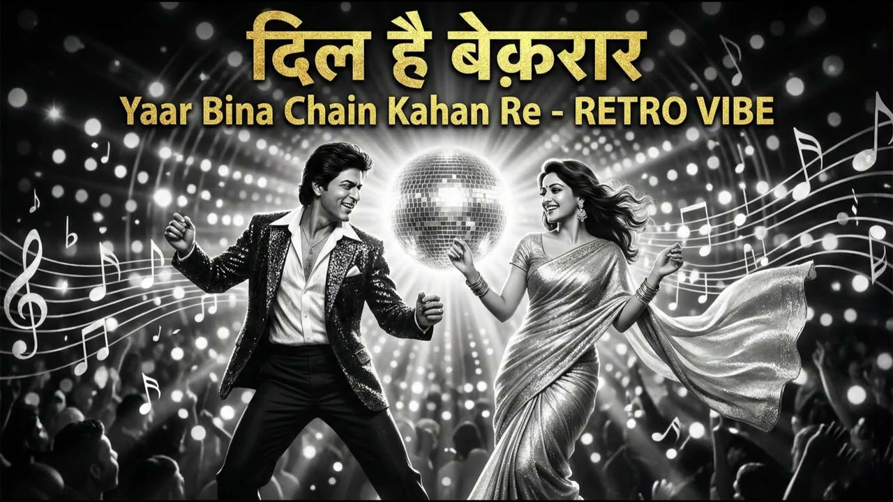 Dil Hai Bekarar - Official Vintage Retro Hits | 80s Bollywood Synth-Pop