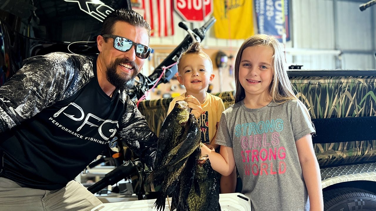 Crappie fishing with the Kids  Lake Monroe, FL