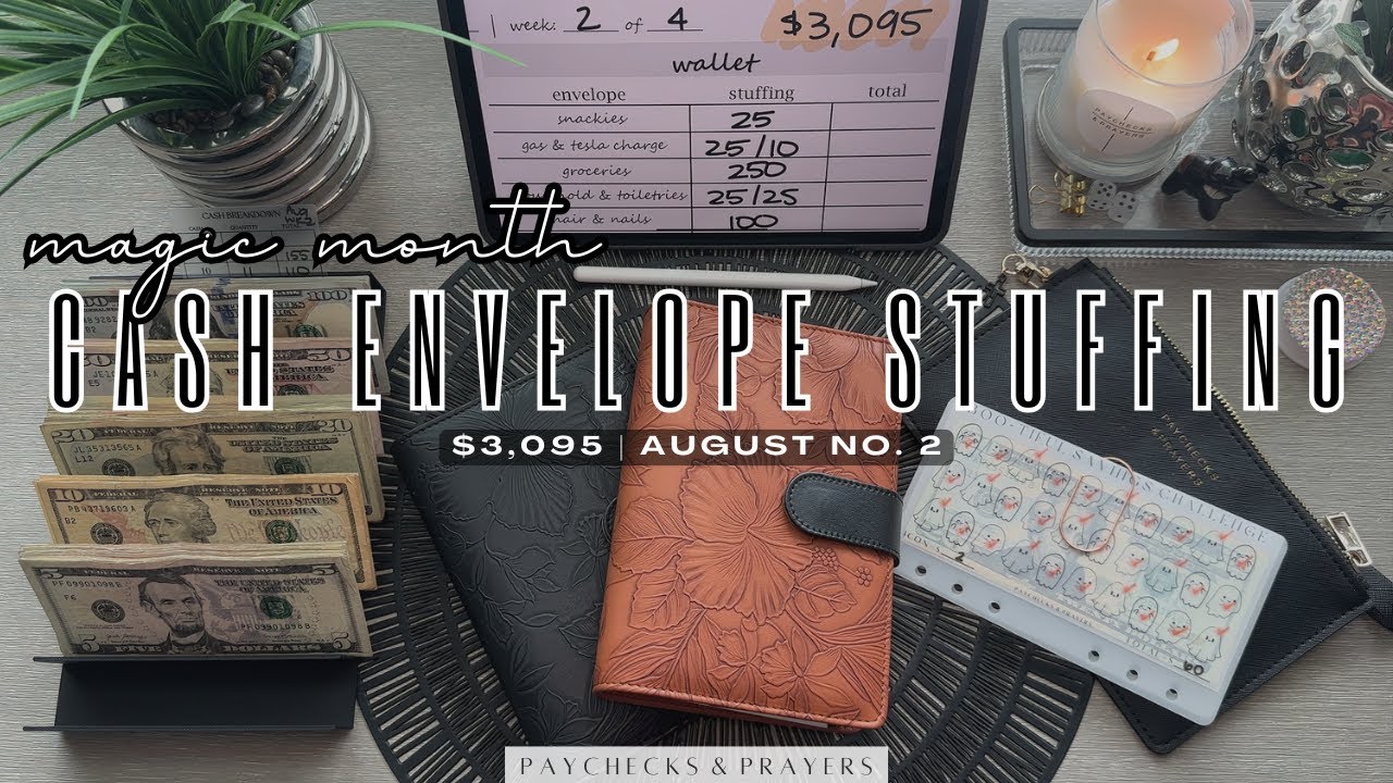 Cash Envelope Stuffing ALL of our Sinking Funds + COMPLETED Halloween Savings Challenge