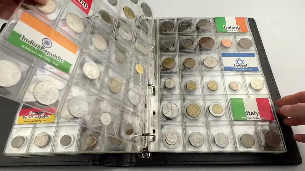 How I Organize My Coin Collection by Country (Binder + Flags + World Coins)
