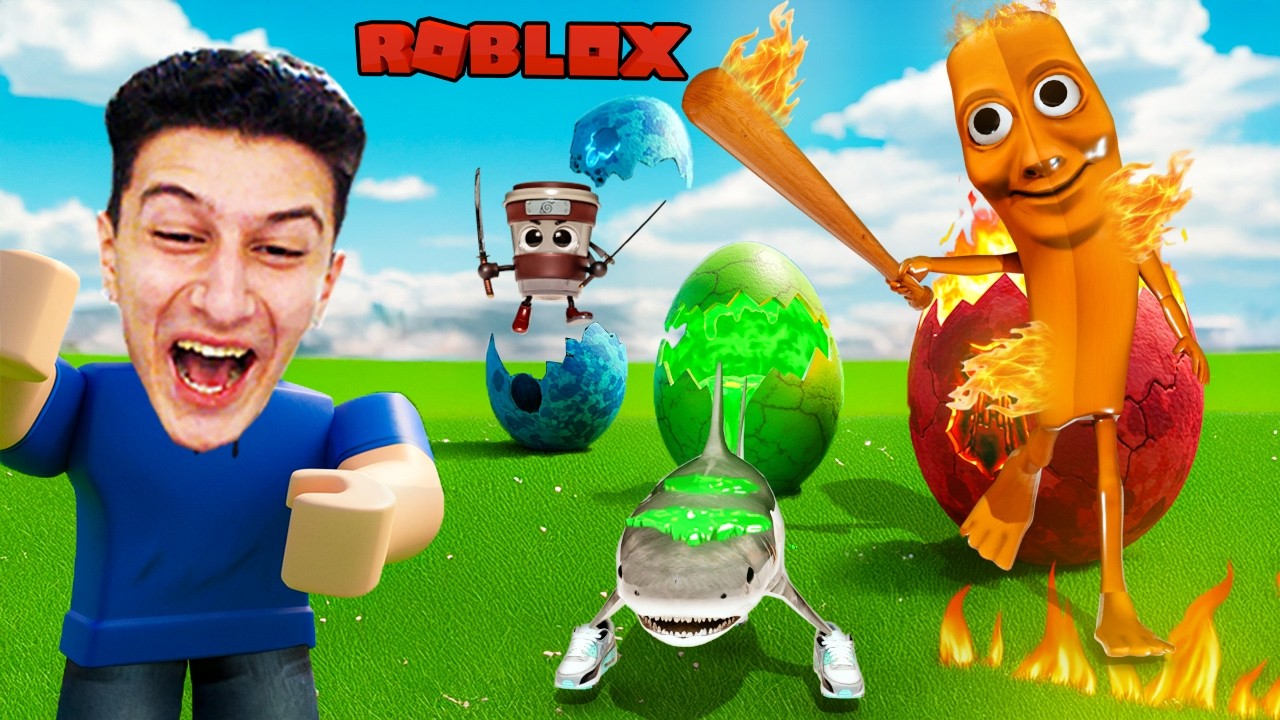 YUMURTADAN ÇIKAN ANOMALİ KARAKTERLERİ BÜYÜTTÜM 🥚 Roblox