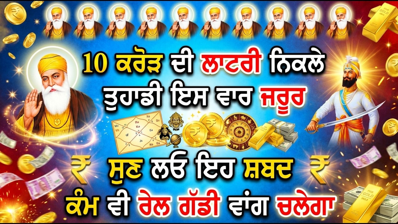 10 ਕਰੋੜ ਦੀ ਲਾਟਰੀ ਨਿਕਲੇ ਤੁਹਾਡੀ ਇਸ ਵਾਰ ਜਰੂਰ ਸੁਣੋ,  ਭਿਖਾਰੀ ਵੀ ਬਣ ਗਏ ਕਰੋੜਪਤੀ #sankatmochan #gurbani