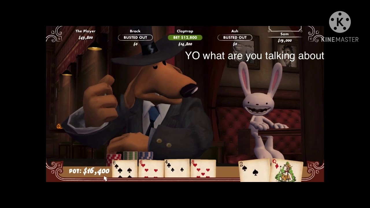 Sam and Max Setting Unrealistic Expectations in Poker Night
