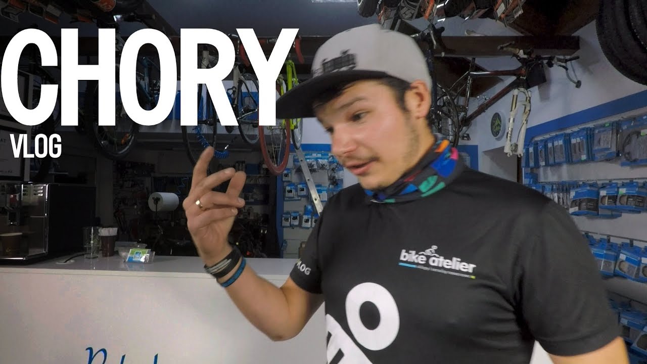CHORY vlog - przycisk YT, TYSIOOONC subów, gravele