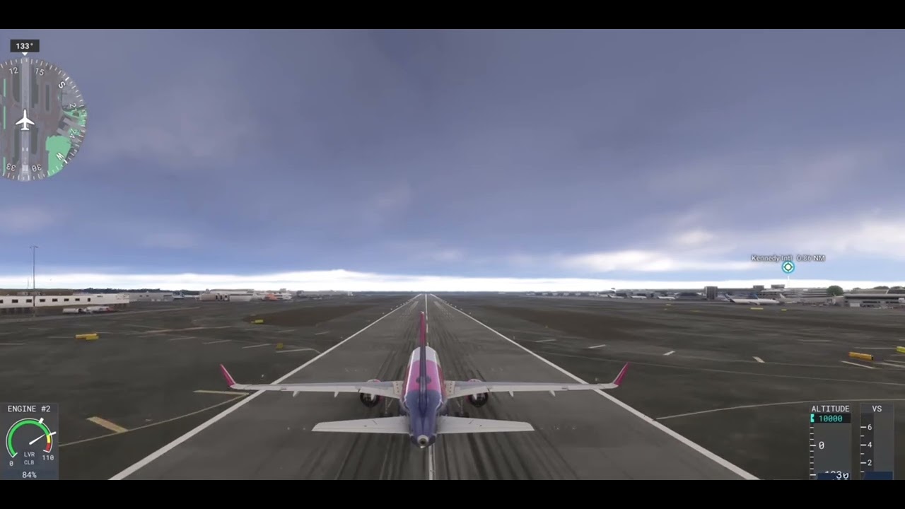 Flying an A320 neo with no throttle!!!