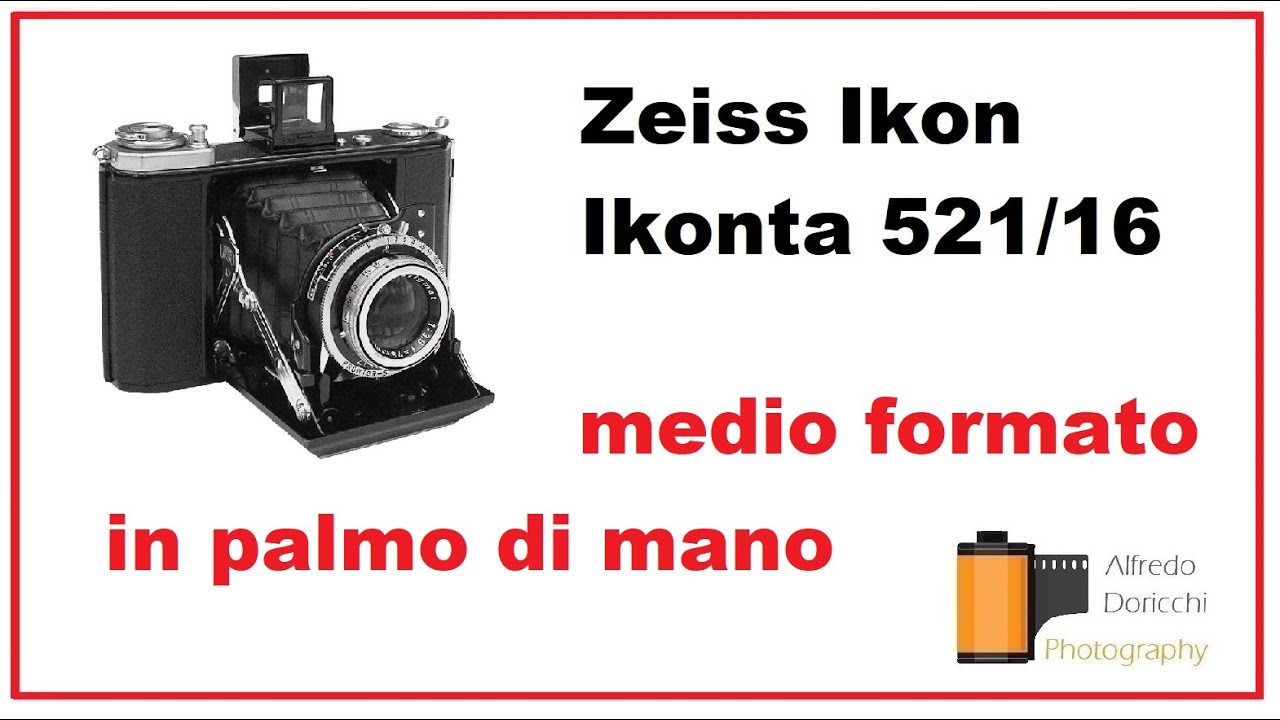 Zeiss Ikon Ikonta 521/16 - una MEDIO formato che sta nel PALMO di una mano