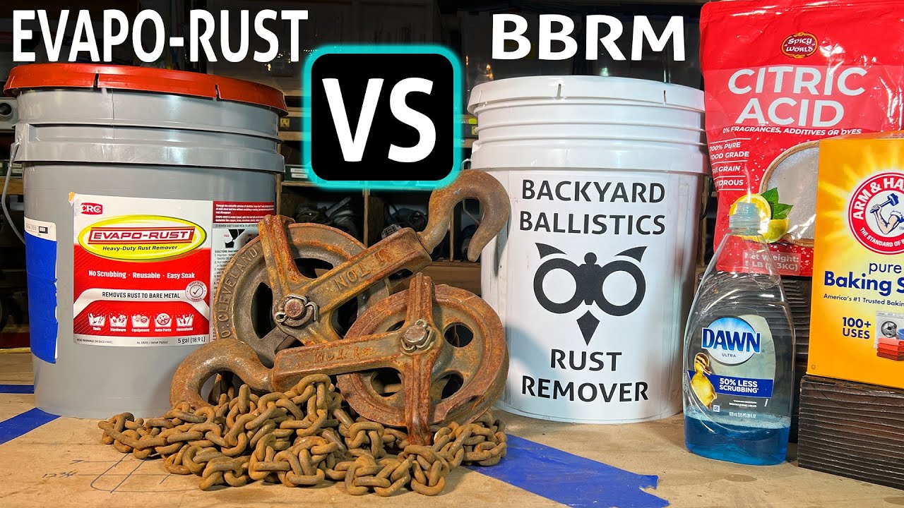 Evapo-Rust Vs. Backyard Ballistics - Which One Is Better? - Rust Remover
