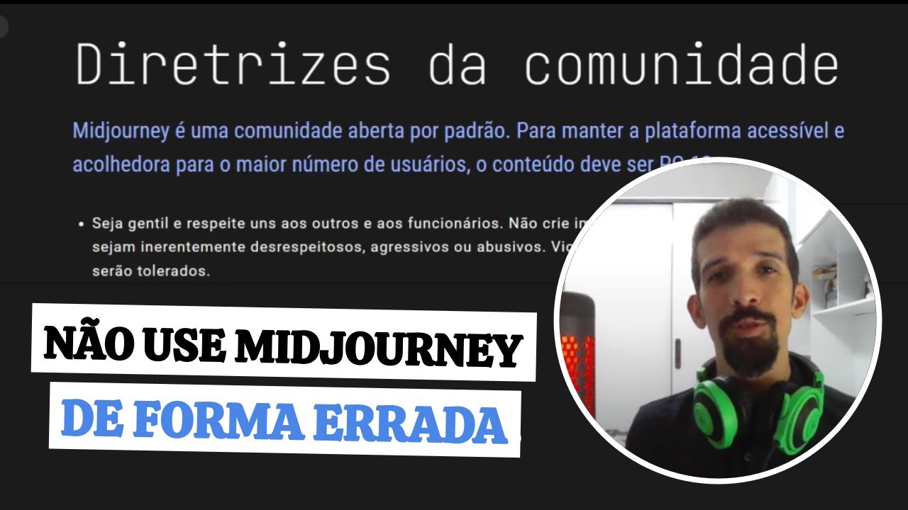 🤖 MIDJOURNEY: Diretrizes da Comunidade #Midjourney #CriaçãoDeImagens #PG13