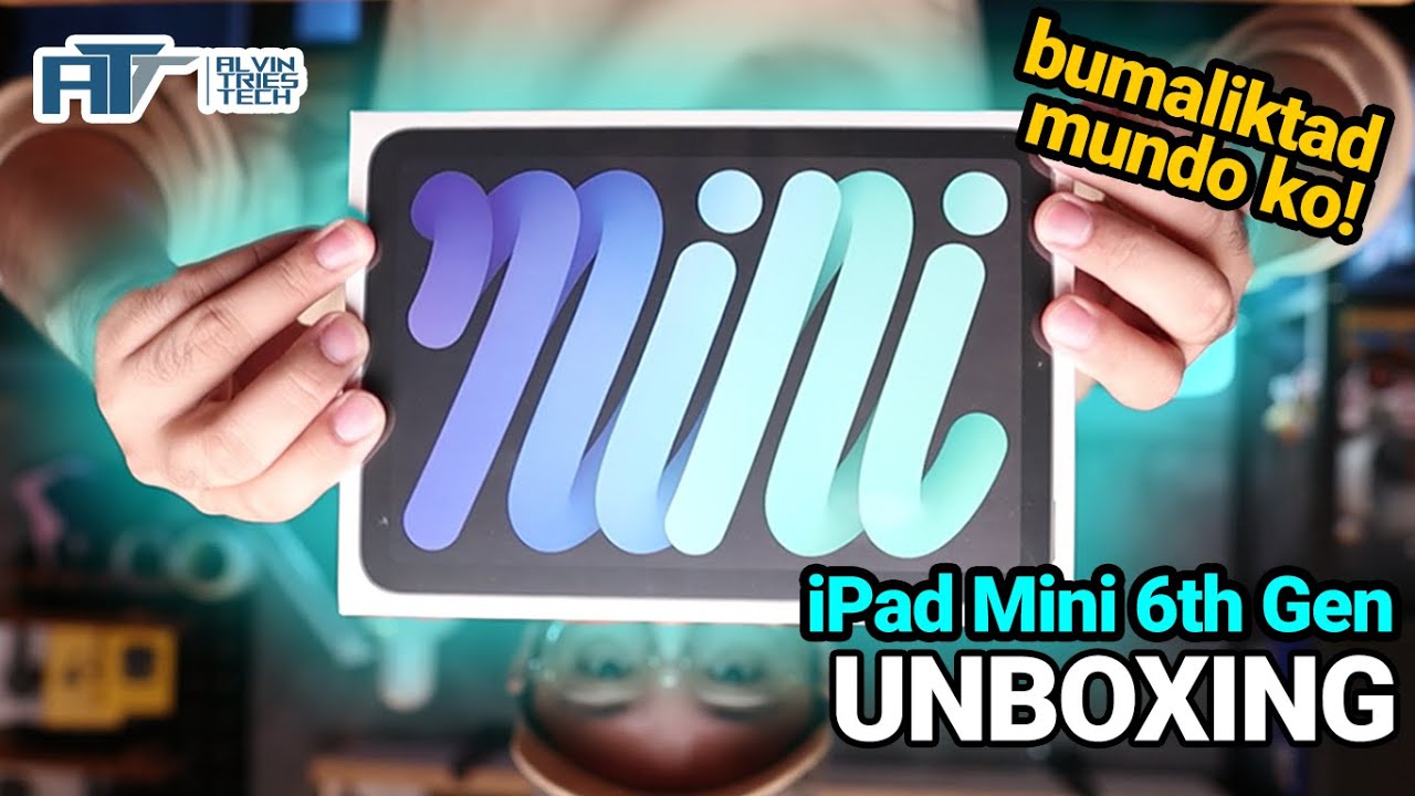 When SIZE matters! iPad Mini 6th Gen 2021 Unboxing - The BEST tablet for my needs!