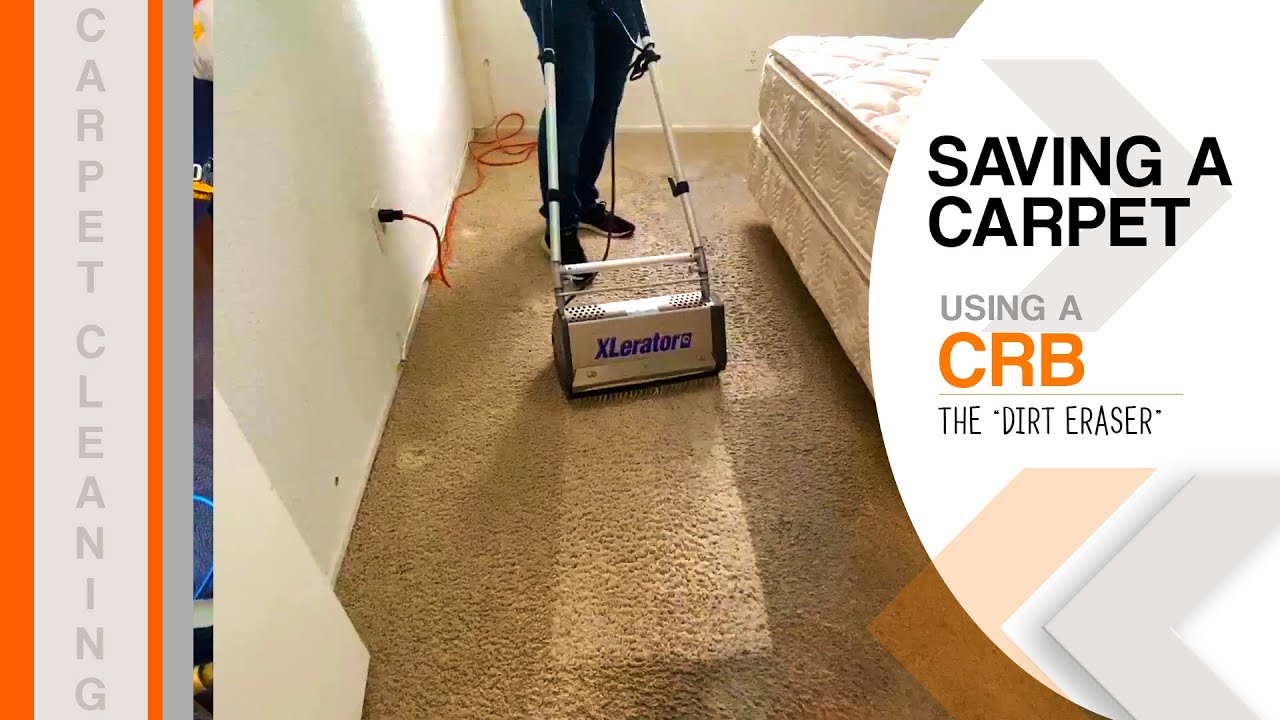 SAVING A CARPET USING A CRB: MAGIC ERASER!!!
