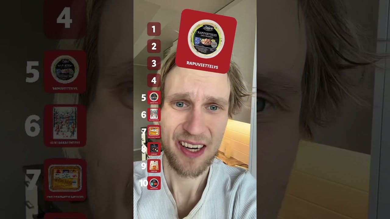 Listataan JOULUHERKUT🤩#rank #ruoka #suomi #top10 #food