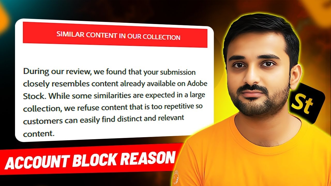 Why Adobe Stock Rejects Your Images | Similar Content Issue Explained